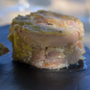 Caille maison farcie au foie gras