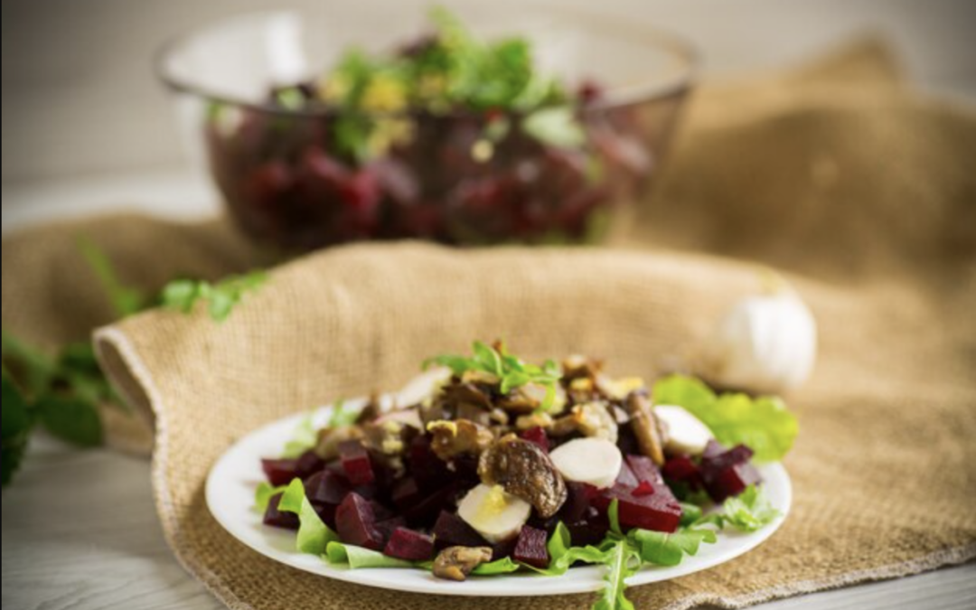 Salade Gasconne au magret fumé et au foie gras