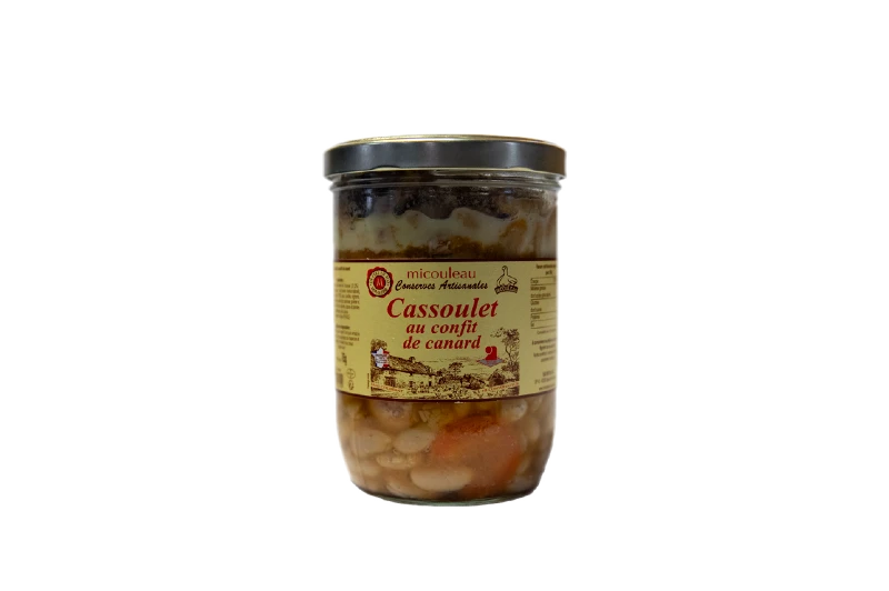 Cassoulet au confit de canard en conserve