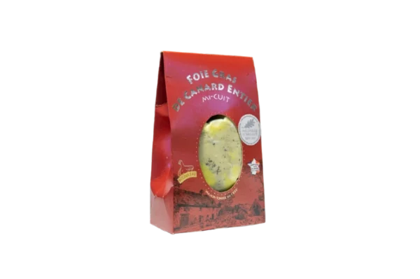 Foie gras canard mi cuit sous vide