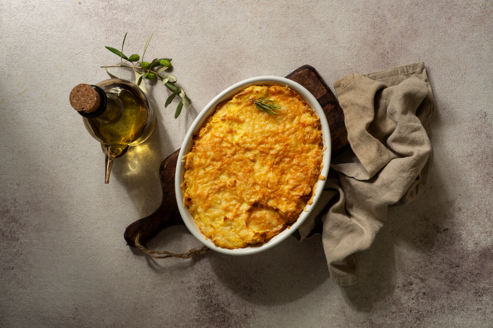Hachis parmentier fois gras canard