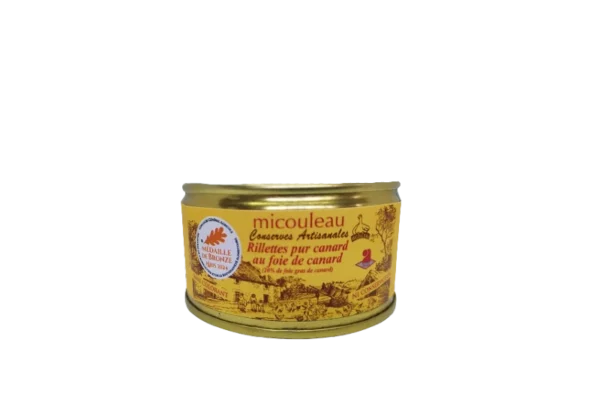 Rillettes foie gras canard