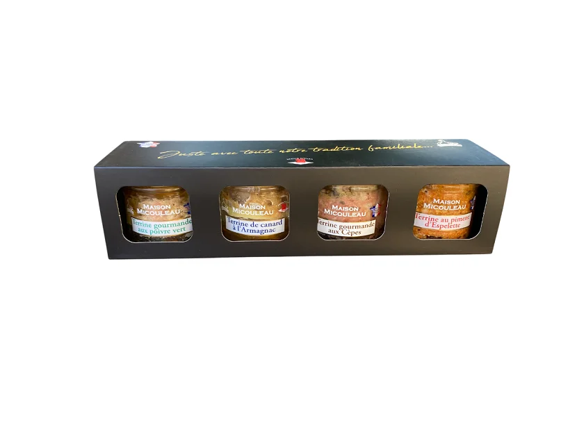 coffret luxe 4 terrines