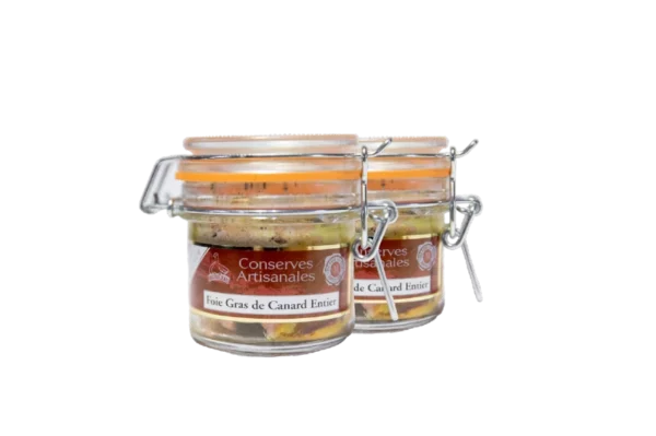 lot foie gras canard entier