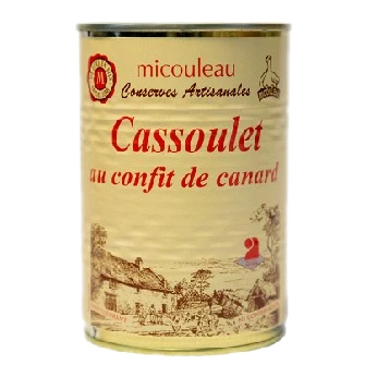 Cassoulet au confit de canard Toulousain