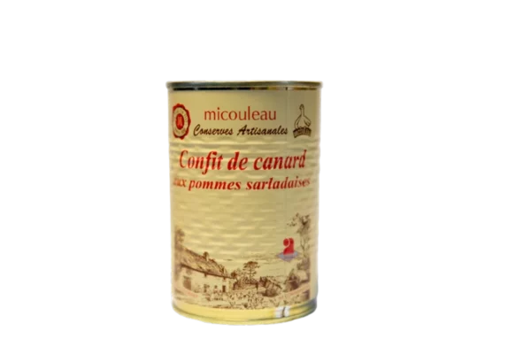 Confit de canard sarladaises pommes