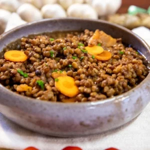 Lentille aux lardons
