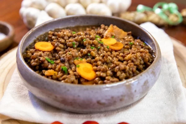 Lentille aux lardons