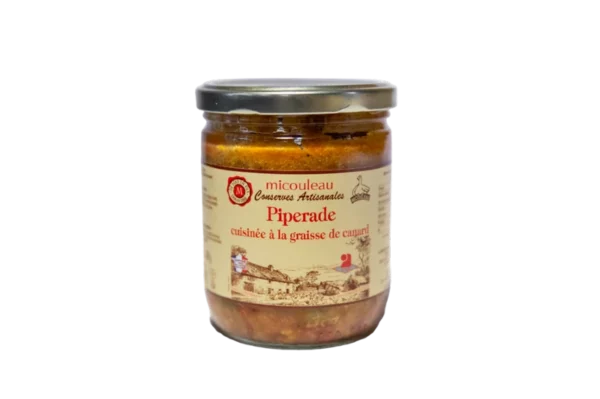 Piperade graisse canard