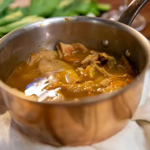 Tripes cuisinées vin blanc