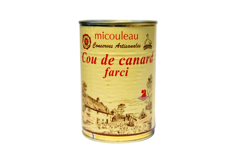 Savoureux cou de canard farci