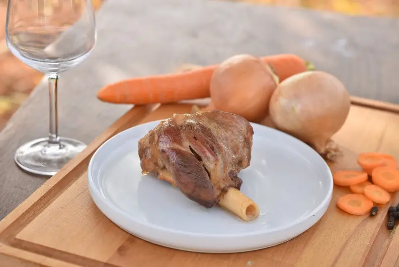 souris d'agneau confites